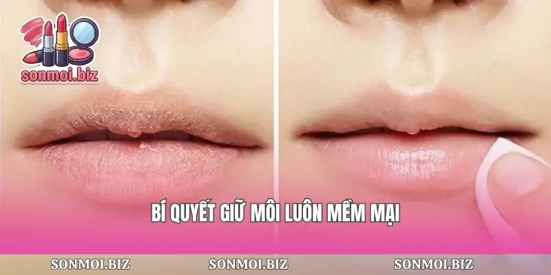 Bí quyết giữ môi luôn mềm mại
