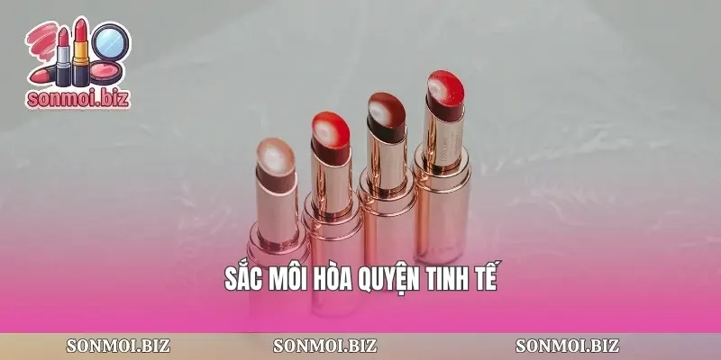 Sắc môi hòa quyện tinh tế